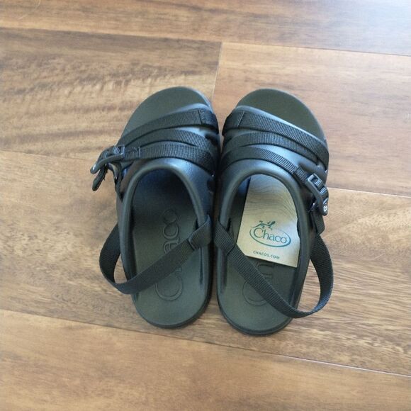Kids Chaco chillos sport sandals black size 2 NWT - Picture 2 of 4